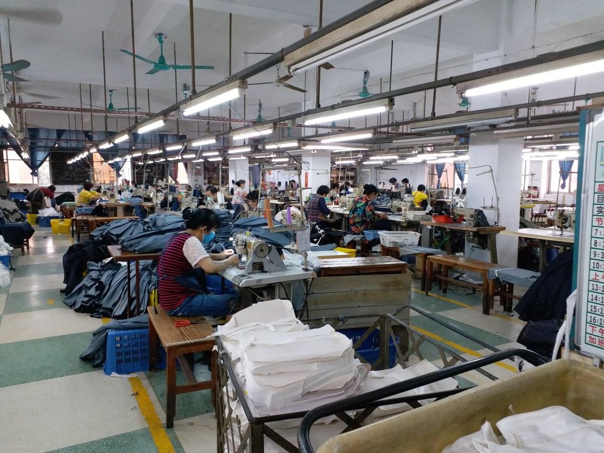 Production lines at HuaFeng, Guangzhou