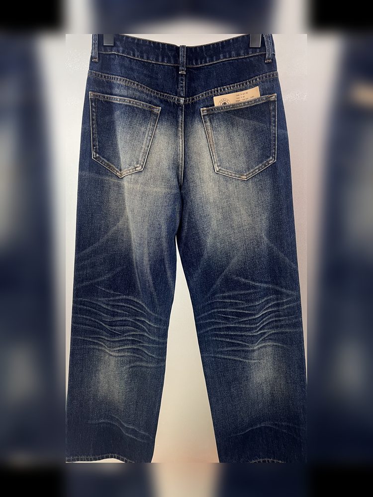 1A021-TK dark indigo 3D whisker jeans