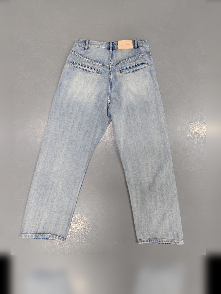 1A183-TR ice bleach wash jeans