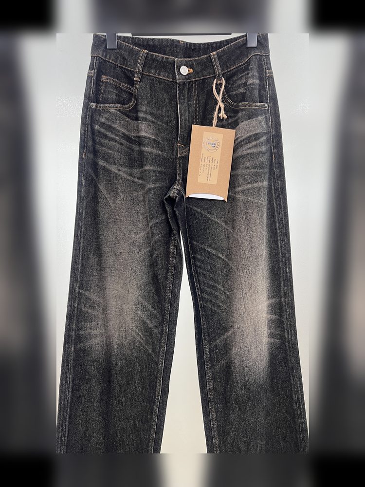 Fabric 4606 washed black jeans
